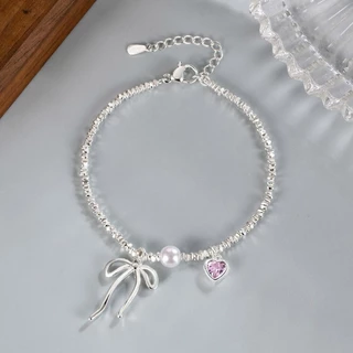 Mẫu lắc tay đẹp cho nữ, có nơ
